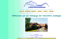 Desktop Screenshot of heimstaette-jeddingen.de