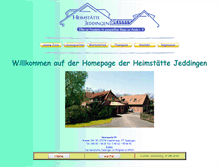 Tablet Screenshot of heimstaette-jeddingen.de